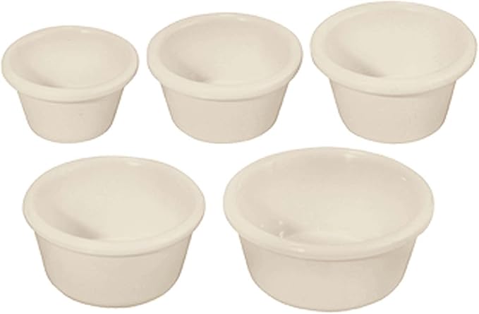 Winco Plain Ramekins, 2-Ounce, White,Medium