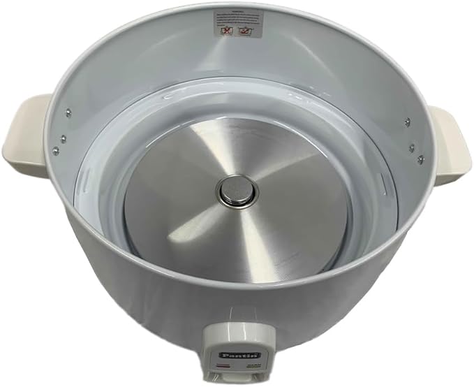 Pantin Commercial Electric Rice Cooker – 25 Cups Raw / 50 Cups Cooked Capacity w/Measuring Cup & Scoop – High-Efficiency Large Rice Cooker Commercial Rice Cooker for Restaurants, Hotels and Catering