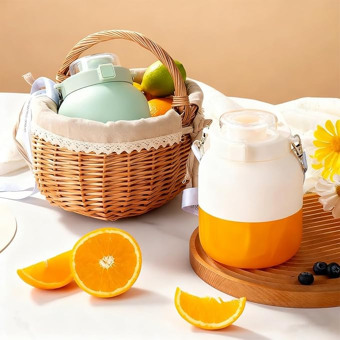 Blender Mini Japan, 28/37fl Oz Hand Blender, Leak Proof Design No Filter Required | Wireless | One Cup with Double Lid, USB-C Rechargeable, for Smoothies, Shakes (1pc B, 28fl Oz)