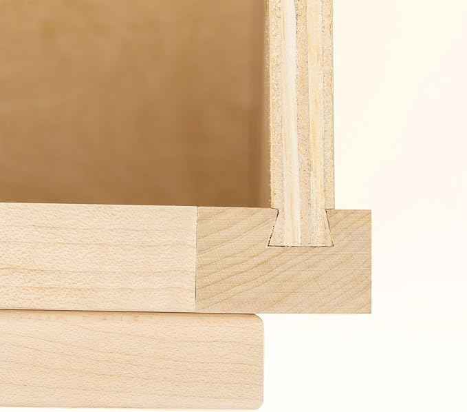 Quicklock RTA (Ready-to-Assemble) 42" Tall Wall Kitchen Cabinets - Shaker Style | 100% Hardwood | Made in America | Soft Close Hardware (Raw Maple, 12" D x 30" W x 24" H)