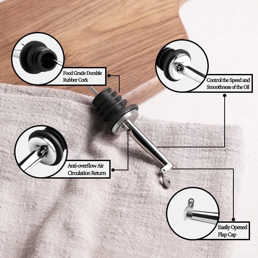 Sweejar Large Ceramic Olive Oil Dispenser Bottle, 24 Oz Relief Opaque Oil Cruet Protects Oil To Reduce Oxidation, Storage Vinegar, Soy Sauce, Coffee Syrup, Liquids, Set of 1 (Red)
