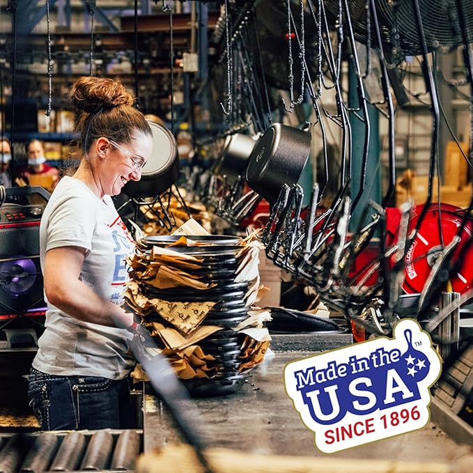 Lodge Silicone Assist Handle Holder - Dishwasher Safe Hot Handle Holder Designed for Traditional Cast Iron Dual Handle Products - Reusable Heat Protection Up to 450° - Black