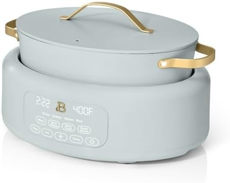 10-in-1, 6 Qt Electric Multi-Cooker with 7 Preset Functions, Hydrangea