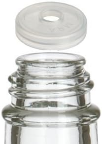 Hot Sauce Bottles with Shrink Bands, 5 Oz (Black Cap, 12 Pack)