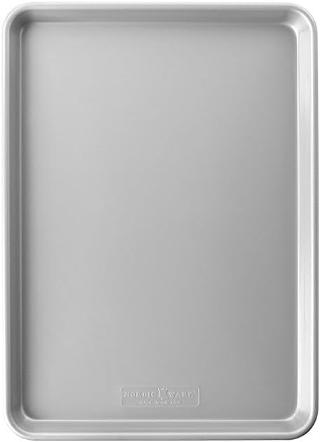 Nordic Ware Brilliant™ Colorful Bakeware 18 x 13 Half Sheet Pan, Nonstick made without PFAS or PTFE for safe cooking; Reinforced steel rim prevents warping
