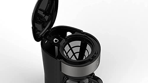 220 volts Coffee Maker with Permanent Filter and Hot Plate - 6 to 10cup - Stainless Steel (NOT FOR USE IN USA)
