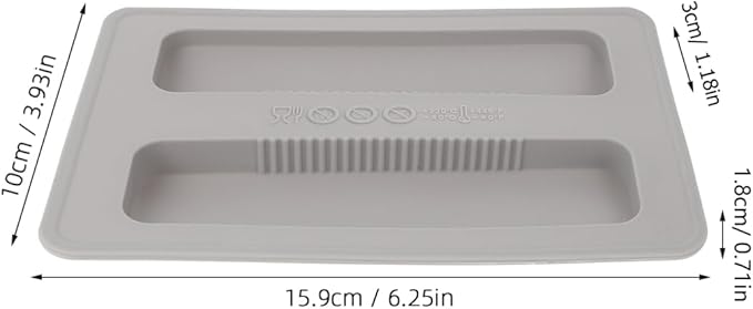 UPKOCH Bread Toaster Protector Upper Cover 6.25X3.93X0.70In 2-Pack Toaster Oven Lid for Home Kitchen Appliance Dust and Debris Guard for Breakfast Maker
