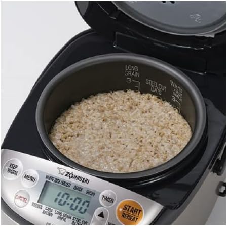 Zojirushi Micom 3-Cup Compact Size, Multiple Settings, Stainless Steel Made, Built-In Retractable Power Cord and Easy to Transport Rice Cooker and Warmer