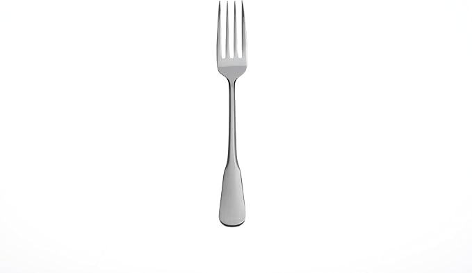 Oneida Silverware Set, Colonial Boston Everyday Dinner Forks 4-Piece Flatware Set, Service For 4, 18/0 Stainless Steel, Rust Resistant, Dishwasher Safe, Utensils Sets, Dinner Fork (Silver, 4 Piece)