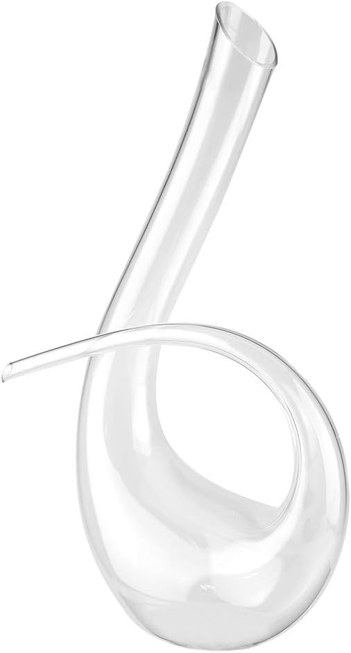 EVTSCAN Wine Pourers, 1500ml 6-shaped Decanter Red Wine Brandy Handmade Crystal Glass Aerator Bottle Pourer