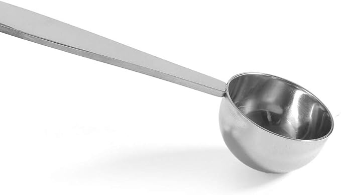 Coffee Scoops, 1 PC 15 ML (1 TPSP) Rose Gold 304 Stainless Steel Espresso Coffee Measuring Spoon 1 Tablespoon Measure Spoon with Pressed Bottom Fits Coffee Container for Ground Coffee Tea Salt