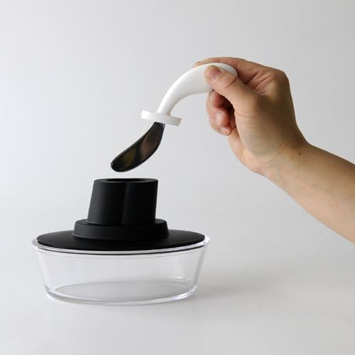 Alessi ASG13 B "Ship Shape" Butter Dish, Black
