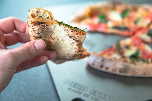 NerdChef Steel Stone - High Performance Pizza Baking | Made in USA (14.5" x 16") - (.375" Thick - Pro)