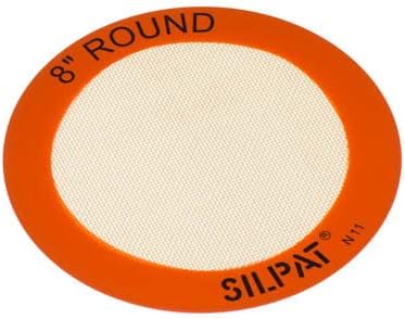 Silpat The Original Round Cake Liner Non-Stick Silicone Baking Mat, 8", AH197-01