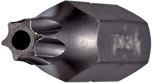 VEGA T6 TORX Security Bits. Professional Grade ¼ Inch Hex Shank TORX T-6 S2 Steel 1" Security Bits. 125TT06A-4 (Pack of 4)