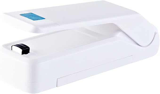 Handheld Heat Vacuum Sealer Mini Portable Sealer Small Household Plastic Bag Sealer Multifunctional Snack Sealer (Color : White, Size : 11.5x3.8x3.5cm)