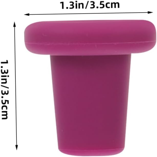 OUNONA 12pcs Silicone Wine Stoppers Bottle Seal Plugs for Beverage Bottles Airtight Closure Cracking for Wine Juice More