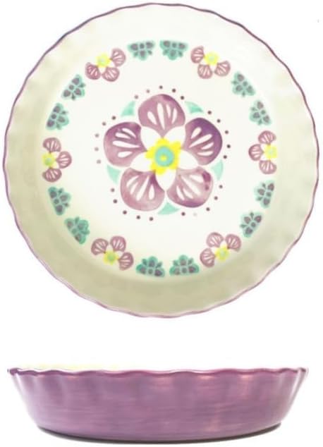 Pie Pans, 11 Inches Ceramic Quiche Pans, Round Pie Tins for Pie, Pizza, Cake, Dinner, Banquet,Oven Safe