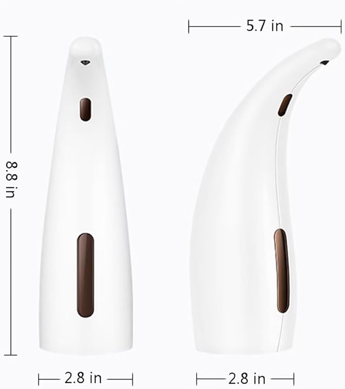 Soap Dispenser,Touchless Bath Kitchen Countertop Automatic Soap Dispenser with Infrared Motion Sensor,IPX6 Waterproof.Perfect for Bathroom and Kitchen.