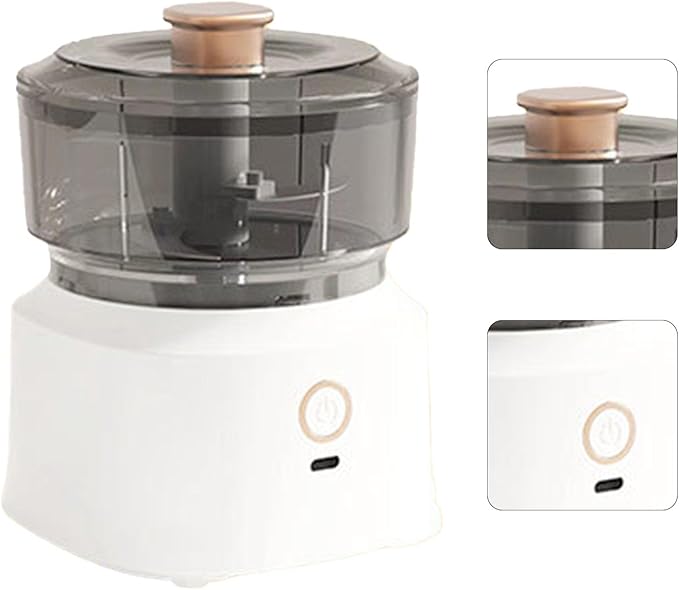 DAUERHAFT Electric Food Chopper and Food Grinder for Vegetables Multifunctional Kitchen Appliance White Compact Tool electric food chopper food processor small Food Processors