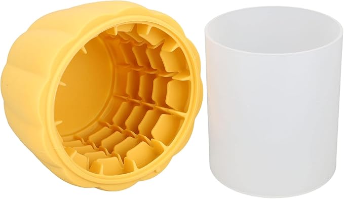 Ice Cube Maker, Pumpkin Look, Easy to Use, Space Saving, Silicone Acrylic Silicone Ice Bucket