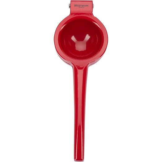 Westmark 30952270 Lemon Squeezer, Sturdy Lemon juicer Professional Citrus Press Red Manual Non Slip Lime Juicer Good for Healthy Drinks, Lemons, Lime Juicer