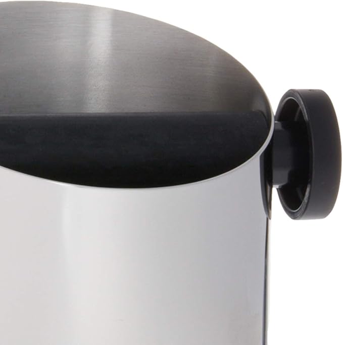 De'Longhi DLSC060 Milk Frothing Jug, 12 oz, Stainless Steel & Knock Box for Coffee & Espresso Grounds, Easy & Mess-Free Disposal of Coffee Puck