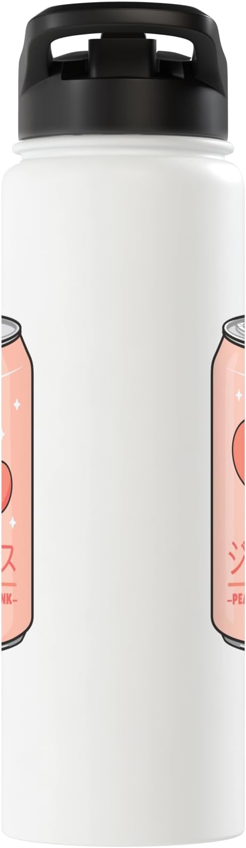Kawaii Soft Drink Aesthetics Japanese Peach Juice Stainless Steel Insulated Water Bottle