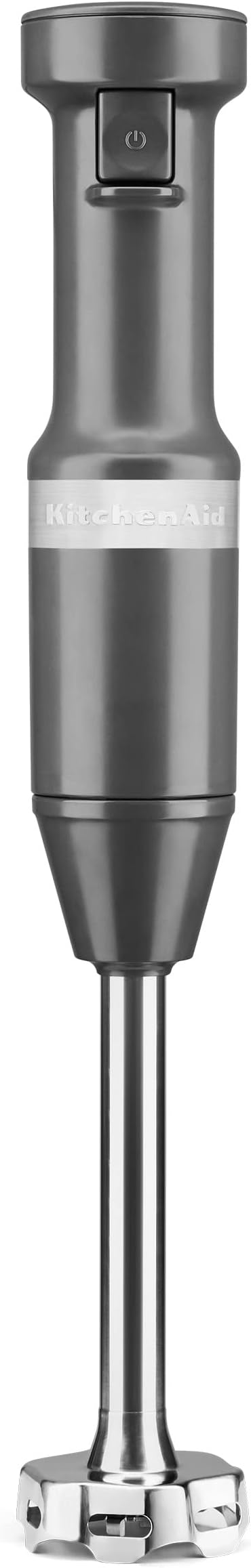 KitchenAid 5-Speed Ultra Power Hand Mixer - KHM512, Contour Silver & Variable Speed Corded Hand Blender KHBV53, Charcoal Grey