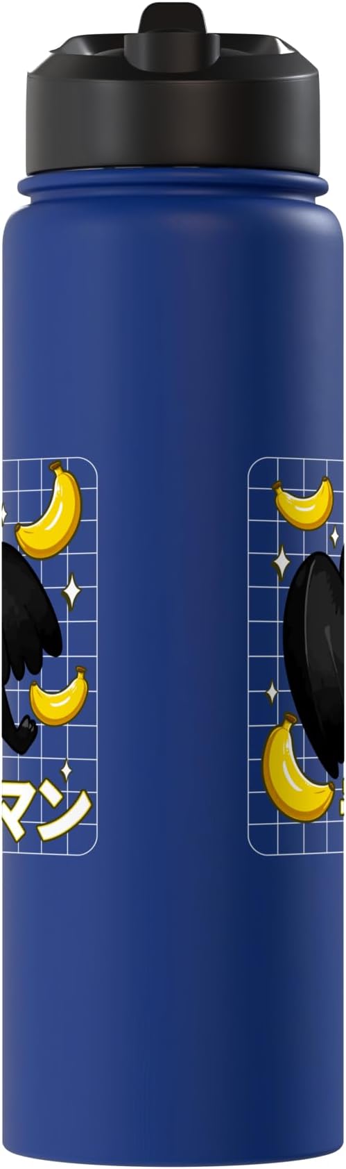 Kawaii Mothman Banana Milk Shake Carton Stainless Steel Insulated Water Bottle