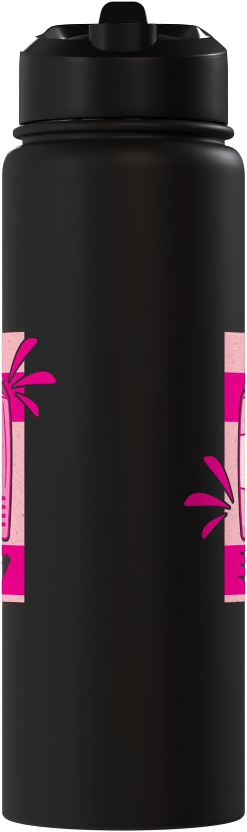 Funny Kawaii Japanese Strawberry Milk Shake Carton Milkshake Stainless Steel Insulated Water Bottle