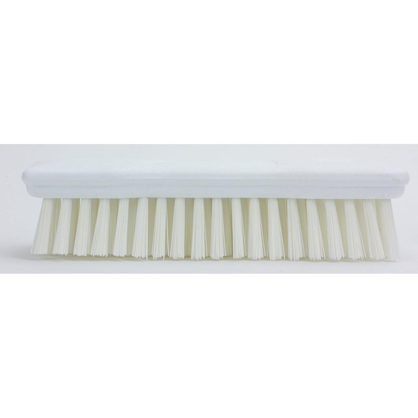SPARTA Comfort Grip Scrub Brush Hand Brush for Bathroom, Kitchens, Countertop, Plastic, 8 Inches, White