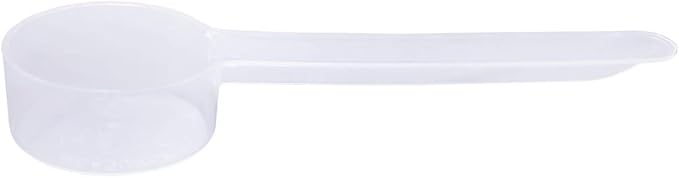 Plastic Measuring Scoop, (13 cc | 1 tablespoon | 1/2 fl oz. | 13mL) Long Handle Spoons for Powders, Granules, Coffee, Pet Food, Baking Supplies, Protein and Other Dry Goods, BPA Free (Set of 100)