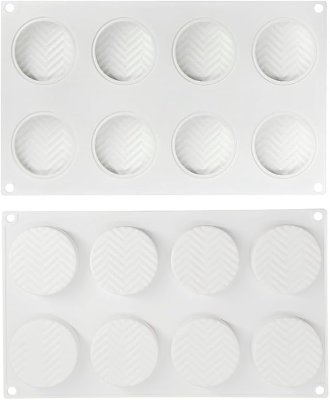 Silicone Mold for Baking Cakes,Soap Molds,Flower Shape Silicone Molds for Homemade French Dessert Mold for Pastry Chocolate,Jelly Chocolate Mold ＆ Ice Cube Tray (E_ Leaf Geometry)