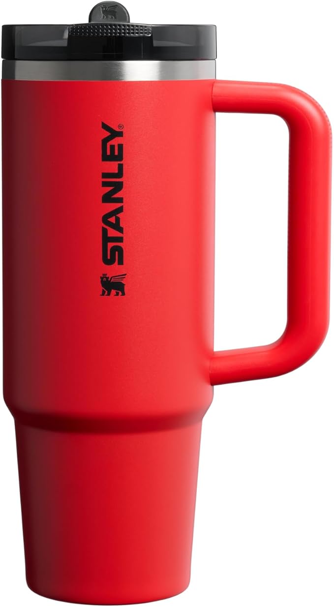 STANLEY Quencher ProTour Flip Straw Tumbler with Leakproof Lid | Built-In Straw & Handle | Cupholder Compatible for Travel | Insulated Stainless Steel Cup | BPA-Free
