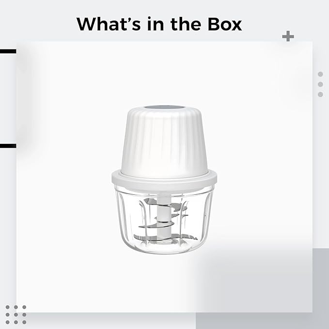 Electric Garlic Chopper, Wireless Mini Food Processor, 13.5 Oz / 400 Ml Capacity, Cordless Veggie Chopper For Ginger, Pepper, Onion, With Type-C Charging