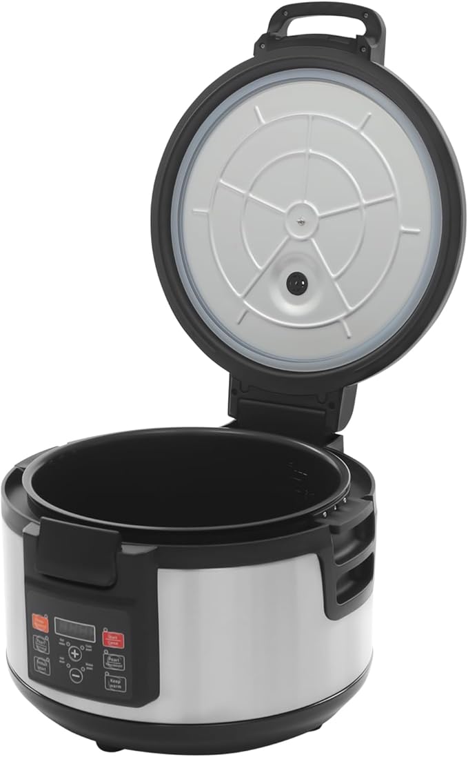 Commercial Tapioca Boba Maker Pearl Cooker, 16l Boba Bubble Tea Cooker with Button, Automatic Non Stick Pearl Pot for Milk Tea Sago Pearl Taro Balls