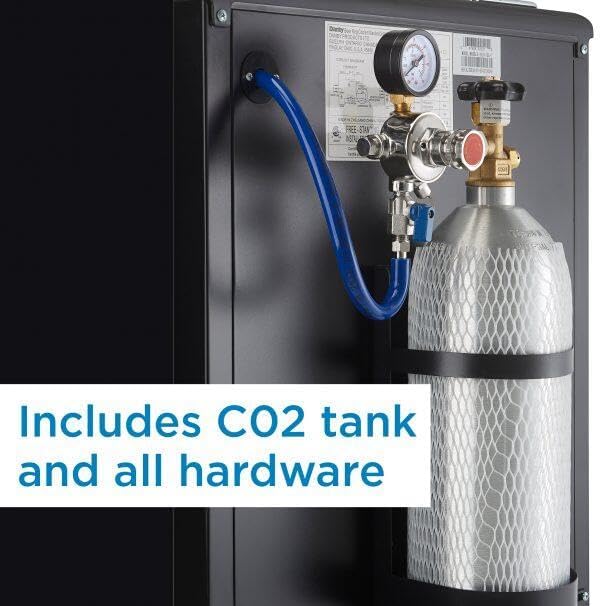 Danby DKC054A1BSLDB 5.4 Cu.Ft. Kegerator, Auto Defrost and Mechanical Thermostat, Keg Cooler with Scratch-Resistant Worktop and Reversible Door Hinge, Single Tap, Steel