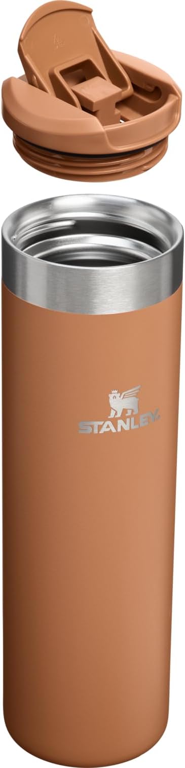 Stanley AeroLight Transit Bottle 20 oz | Locking Drink Through Lid | Leak Resistant Water Bottle or Coffee Travel Mug | Lightweight Insulated Stainless Steel | BPA-Free | Toast