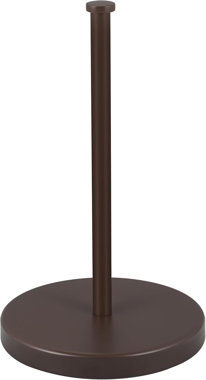 KES Kitchen Paper Towel Holder Countertop with Weighted Base, Freestanding Paper Towel Holders 18/8 Stainless Steel, Bronze, KPH202-BB