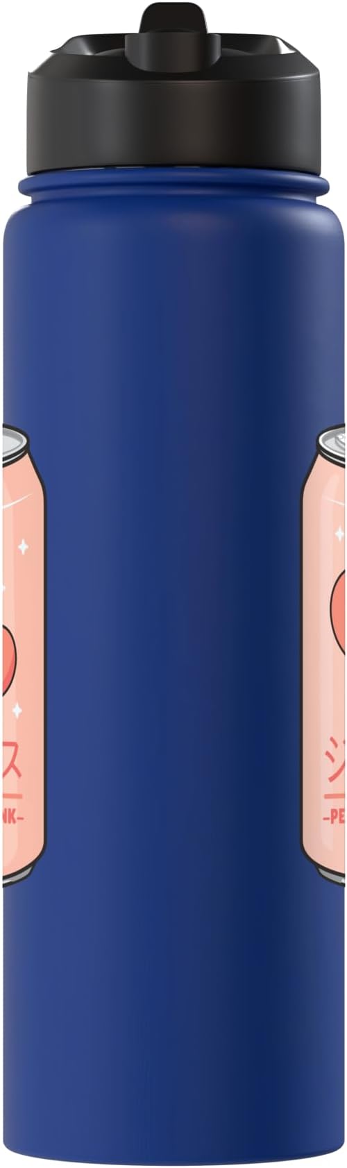 Kawaii Soft Drink Aesthetics Japanese Peach Juice Stainless Steel Insulated Water Bottle