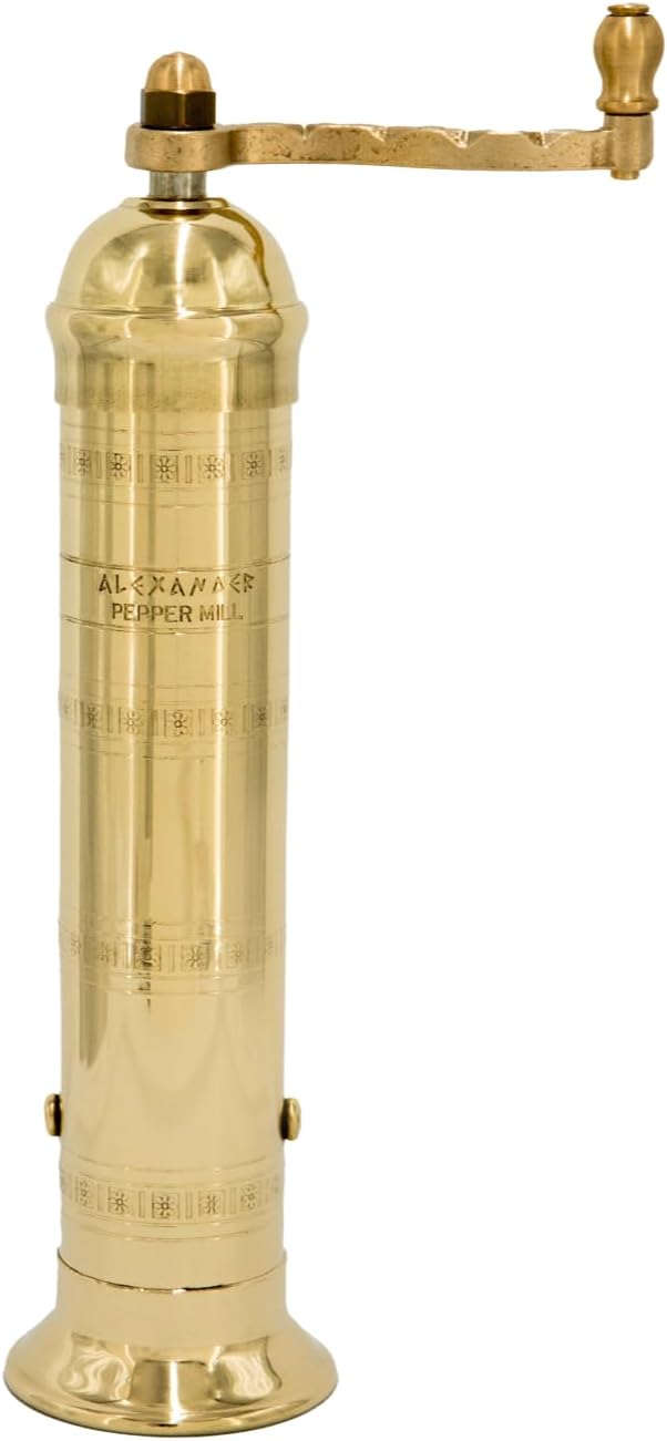 Alexander Home The Original European Mill (Brass, 9-Inch Pepper)