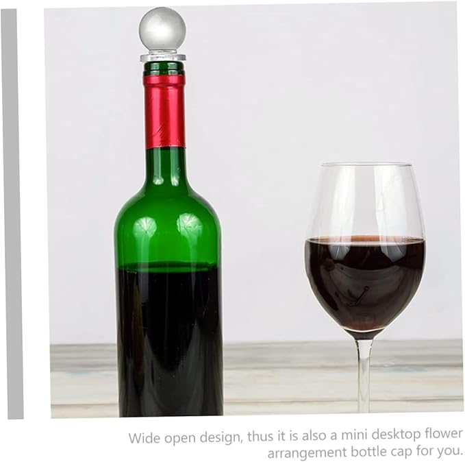 24pcs Glass Ball Wine Stoppers Convenient Sealing for Wine Bottles and Glass Portable Design for Easy Use and Travel