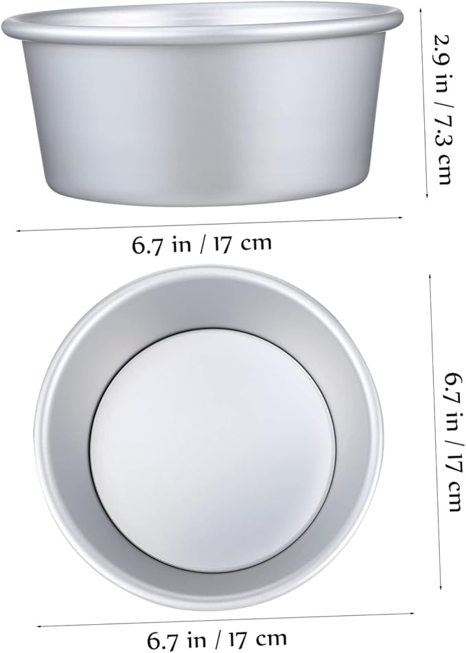 Unomor Round Cake Molds Set Baking Pans Cake Tin Liners Non-stick Oven Safe Multi-function for Home Commercial Use
