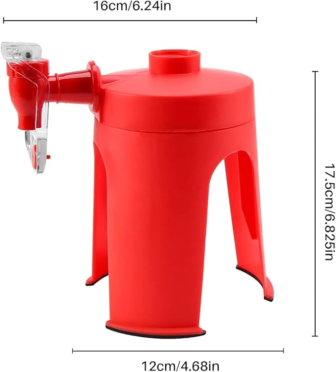 Soda Dispenser Drinking Water Dispense Machine Coke Bottle Dispenser Party Home Bar Accessory