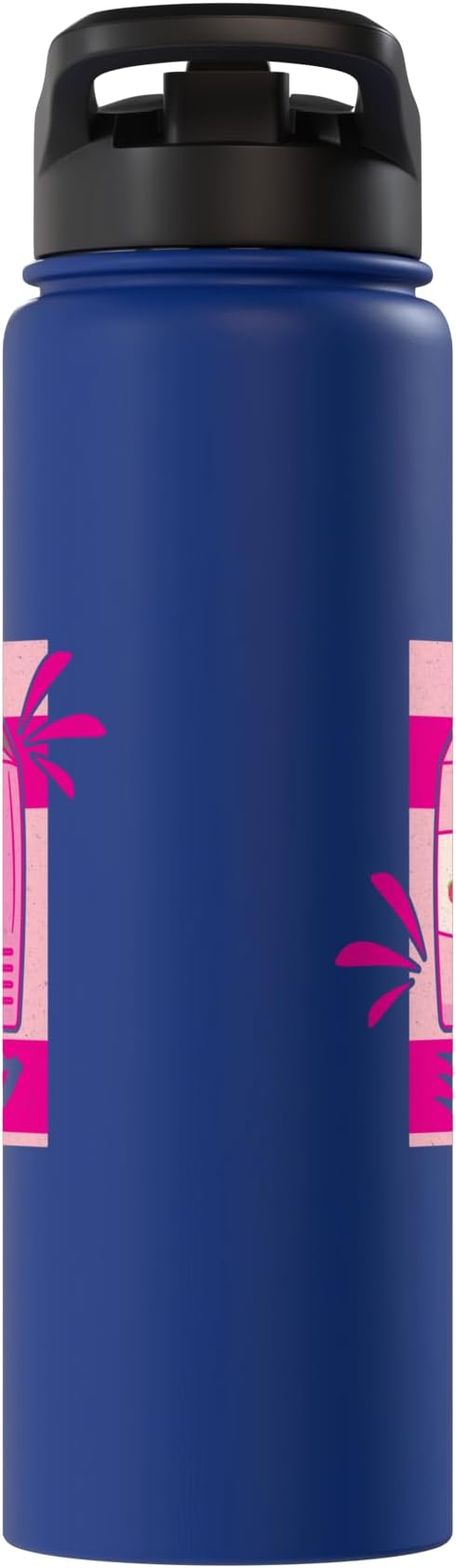 Funny Kawaii Japanese Strawberry Milk Shake Carton Milkshake Stainless Steel Insulated Water Bottle