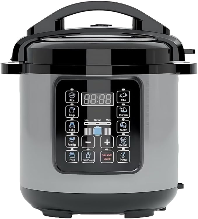 10 In 1 Electric Pressure Cooker, 8 Quart Stainless Steel Multi-Function Electric Cooker, Slow Cooker With 24-Hour Reservation Function, Suitable For Meat, Cake, Congee, Rice, etc