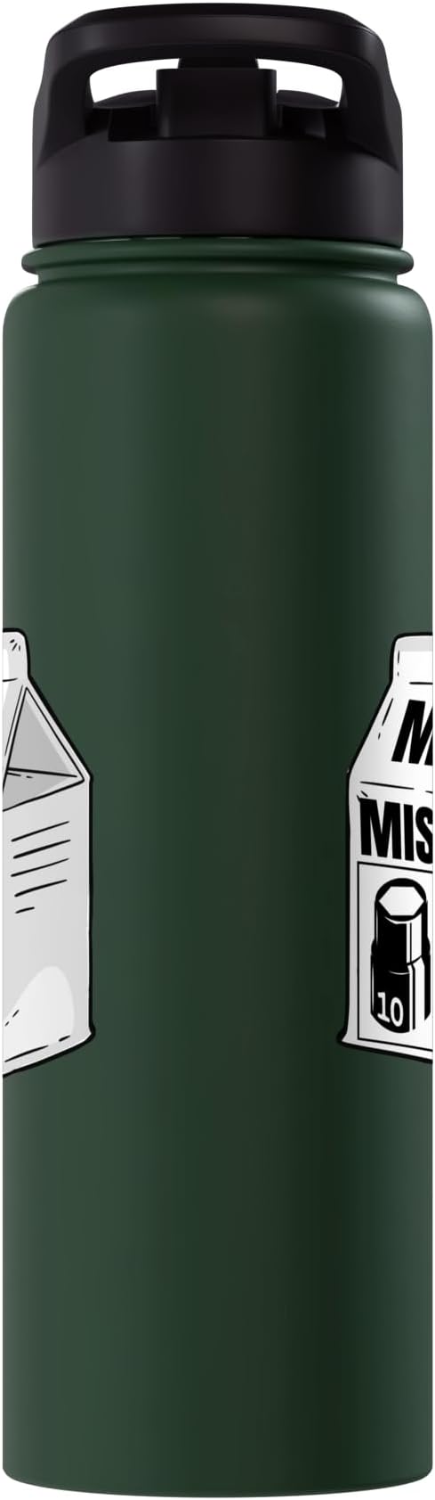 Missing 10mm Socket Milk Carton Funny Car Mechanic Stainless Steel Insulated Water Bottle