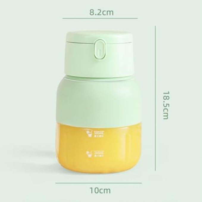 Portable Wireless Juicer Cup — 800mL High-Speed 10-Blade Personal Blender, USB Rechargeable & Auto-Off Safety Design, Portable Smoothie Maker for Travel, Gym, Office & Home (green)