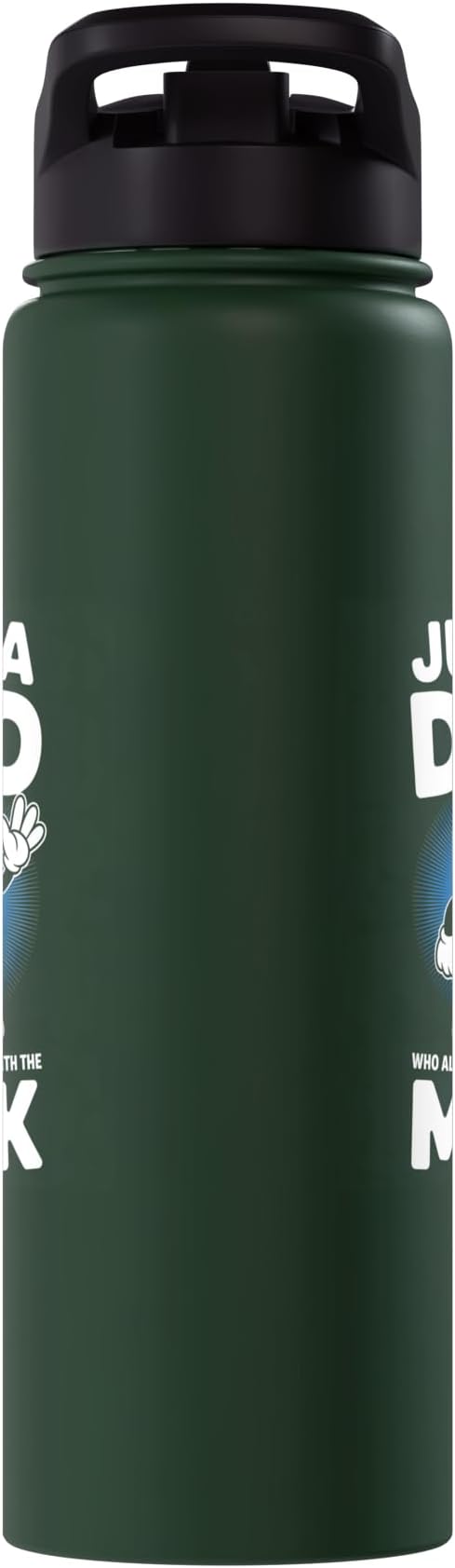 Just A Dad Who Always Came Back With Milk Stainless Steel Insulated Water Bottle